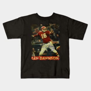 TEXTURE ART- Len Dawnson - RETRO STYLE 1 c Kids T-Shirt